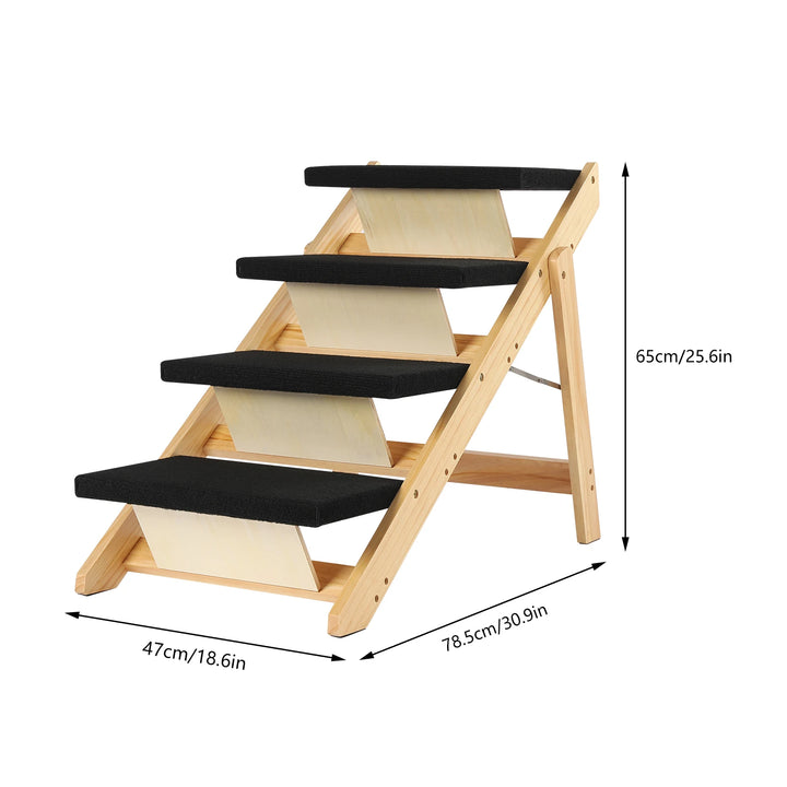 Escaliers pour chat pliable en bois - Modèle Cat Access