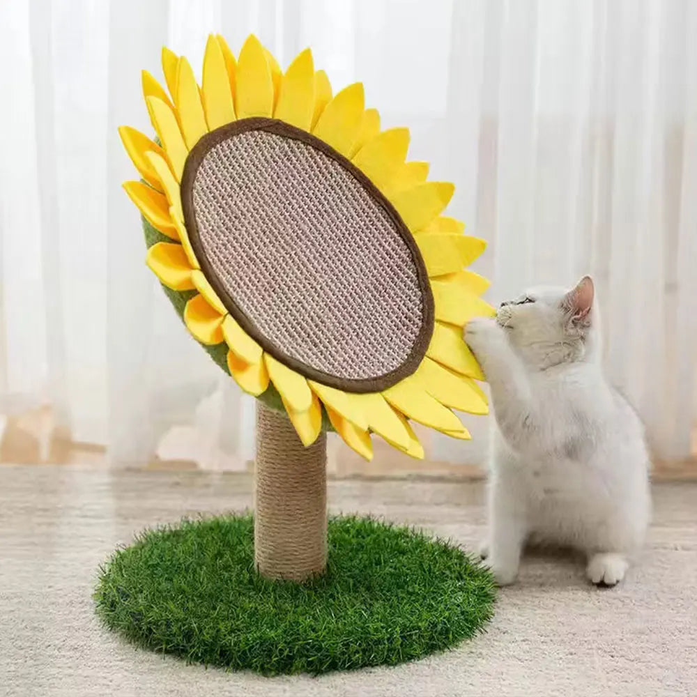 Arbre a chat fleur - Tournesol