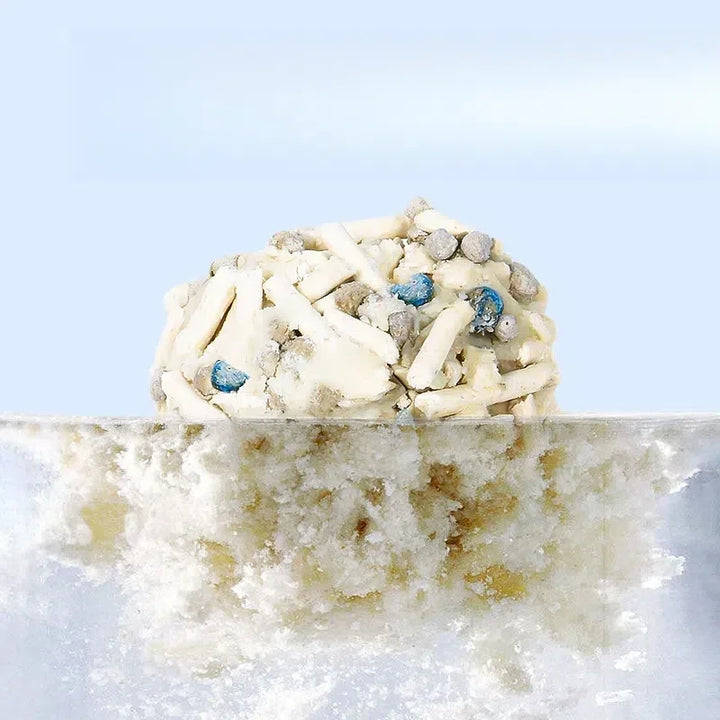 Litière Mixte Tofu & Bentonite – Modèle "HybridClean Ultra"