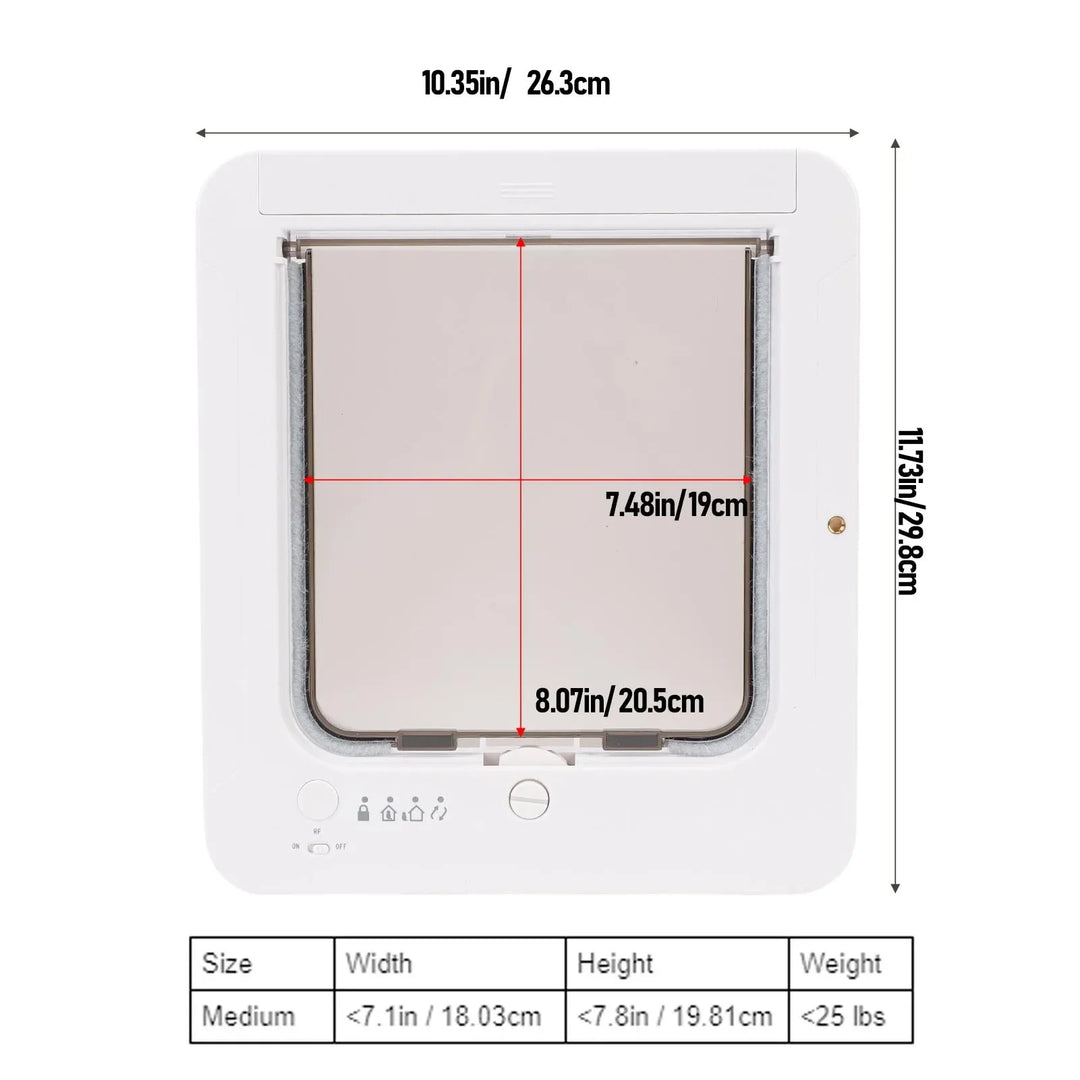 chatière pour chat RFID