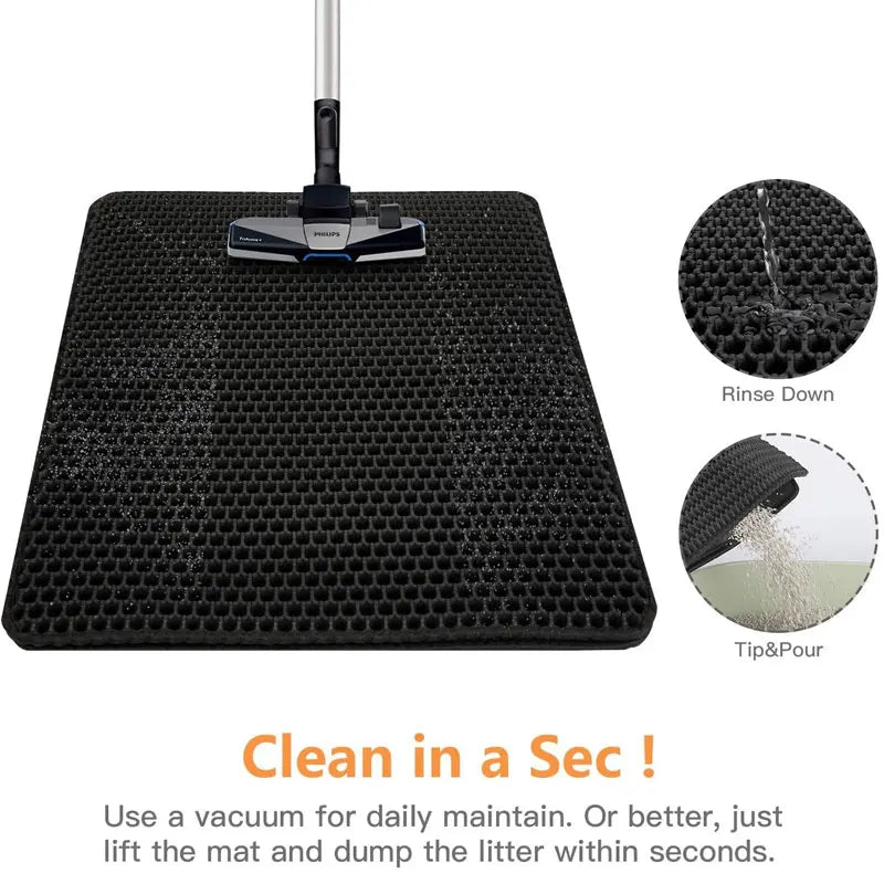 Tapis de litière double couche imperméable – Modèle "CleanStep Pro"