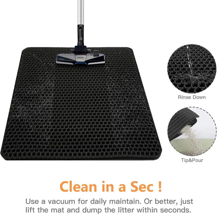 Tapis de litière double couche imperméable – Modèle "CleanStep Pro"