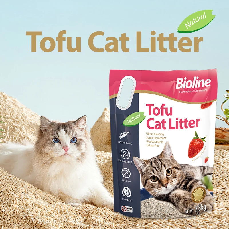 Litière Tofu Bioline 7L – Modèle "Bioline FreshCare 7L"