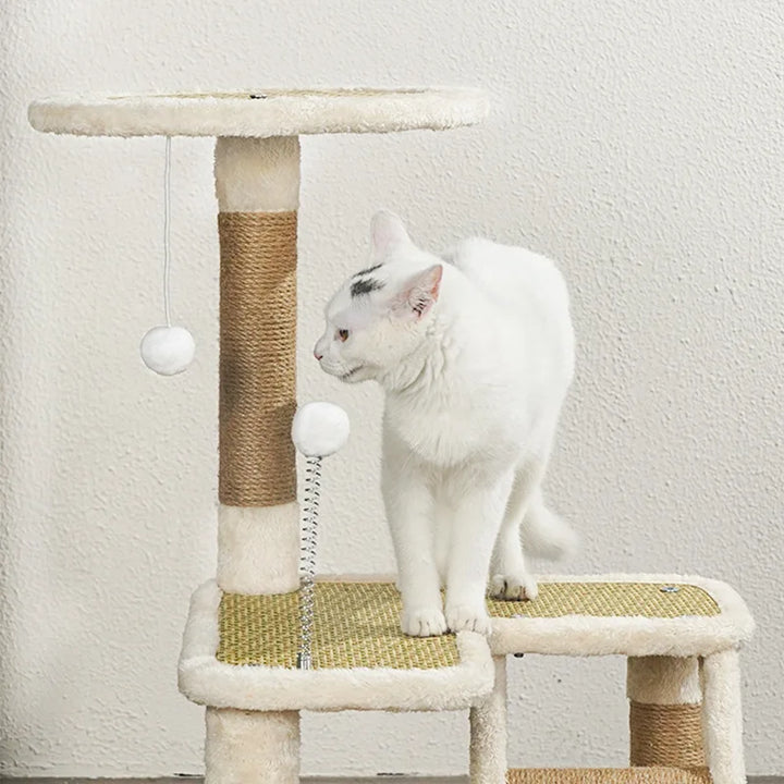 Arbre a chat bois et sisal design - Modèle : ChicCat