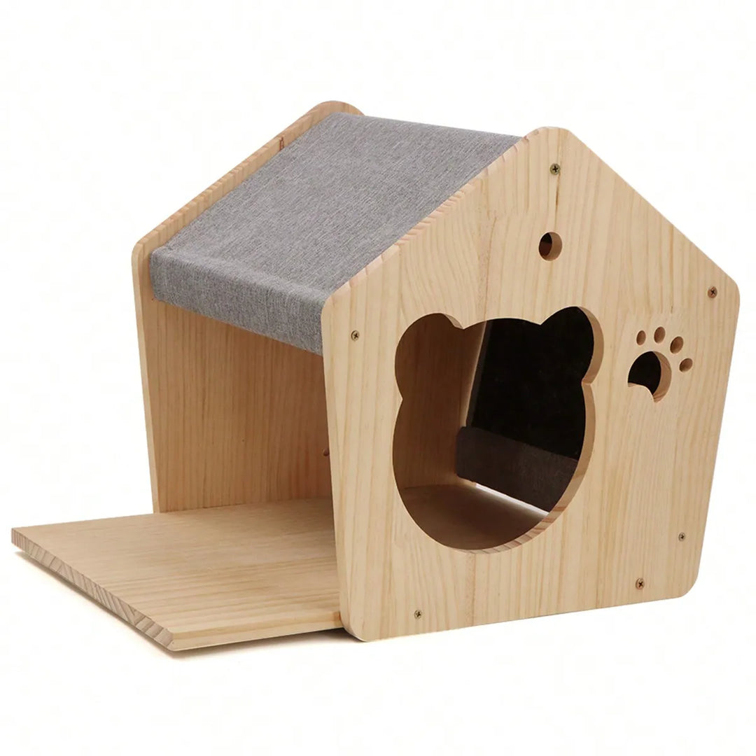 Maison en bois murale pour chat - MaisonPerchée