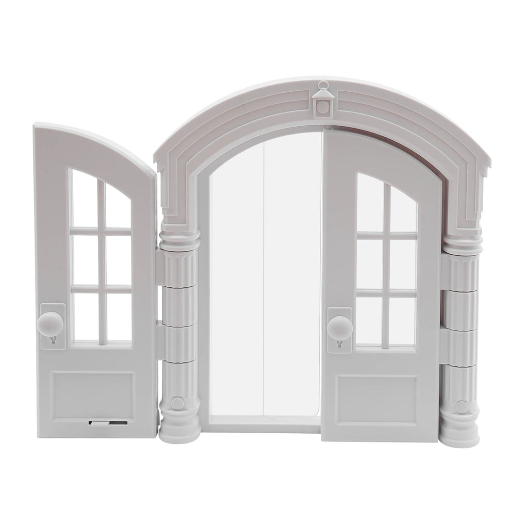 Chatière pour chat élégante et design "Maison Élégance" – Porte intérieure design avec ouverture 180°