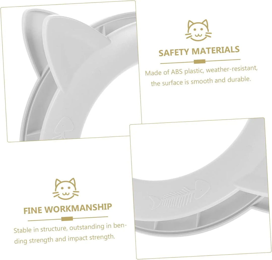 Chatière pour chat en forme de tête de chat "FélinWay" – Passage intérieur élégant pour grands chats