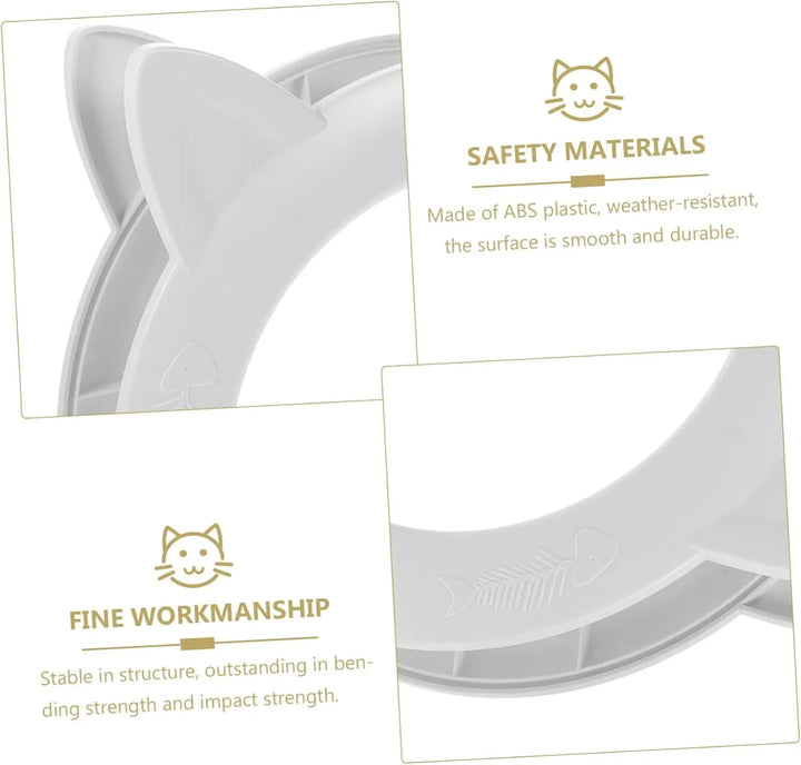 Chatière pour chat en forme de tête de chat "FélinWay" – Passage intérieur élégant pour grands chats