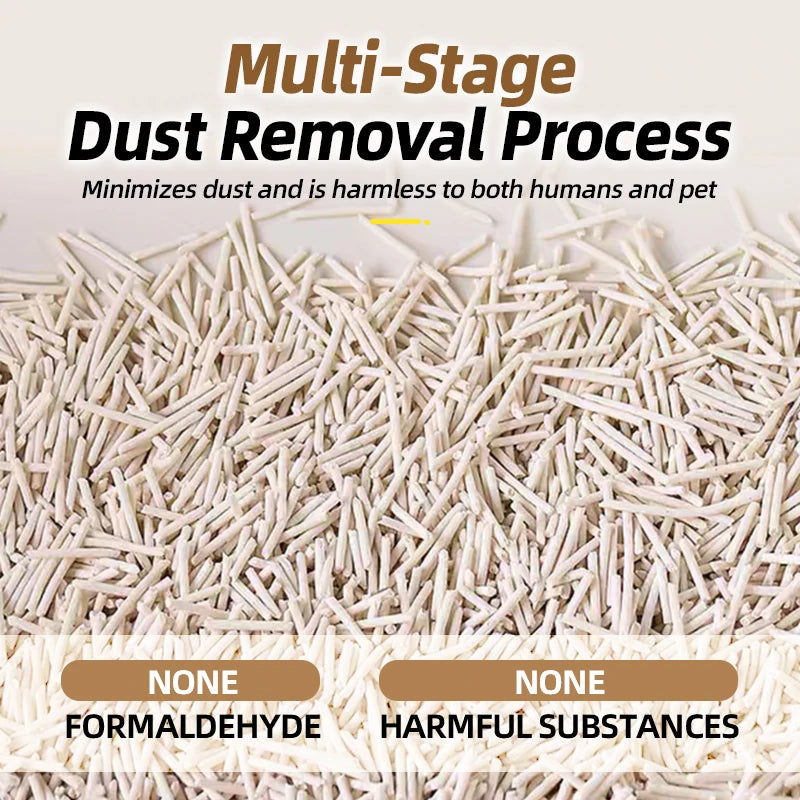 Litière Tofu Agglomérante Rapide – Modèle "EcoClump FastClean"