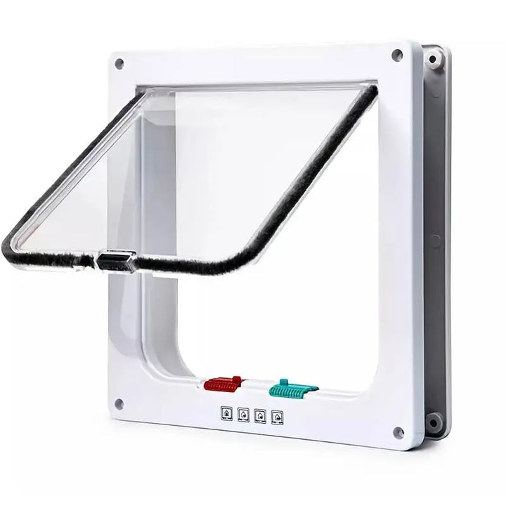 Chatière pour chat "Libre Aller-Retour" – Modèle Sécurité 4 Positions