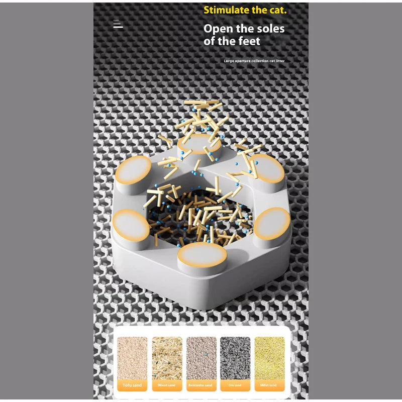 Tapis de Litière Double Couche – Modèle "CleanStep EVA Pro"