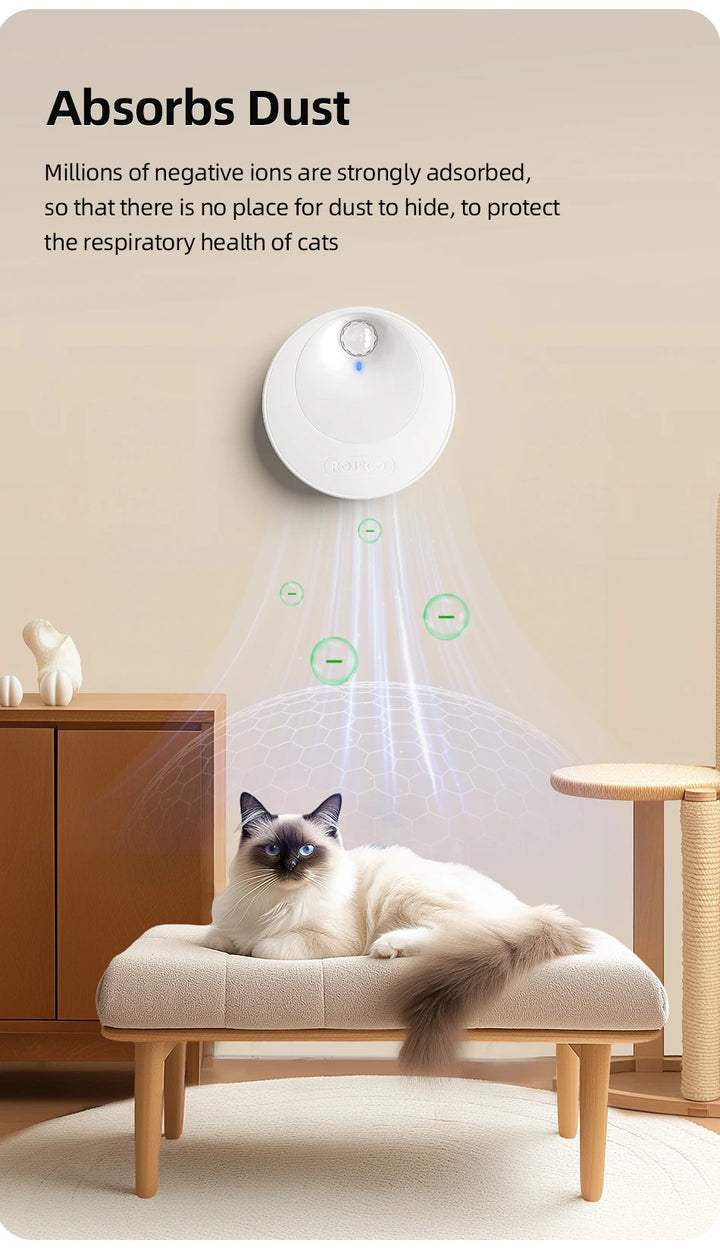 Purificateur d’odeurs intelligent pour litière – Modèle "AirClean Pro"