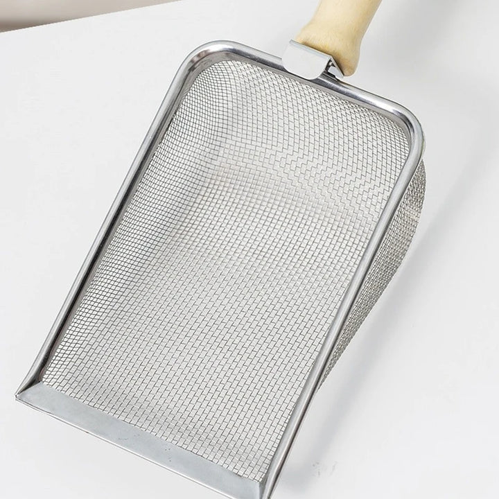 Pelle à litière métallique anti-adhérence – Modèle "SteelClean"