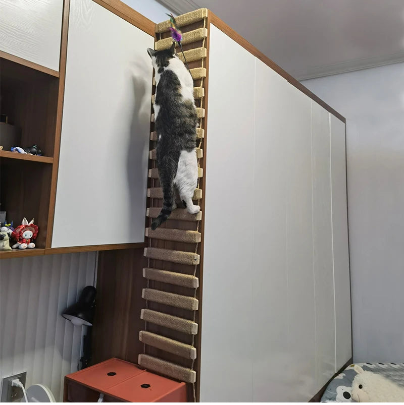 Pont Suspendu / Echelle pour Chats DIY - Modèle CatAventure