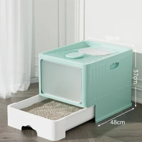 Bac à litière fermé avec tiroir et UV – Modèle "HygieneBox UV"