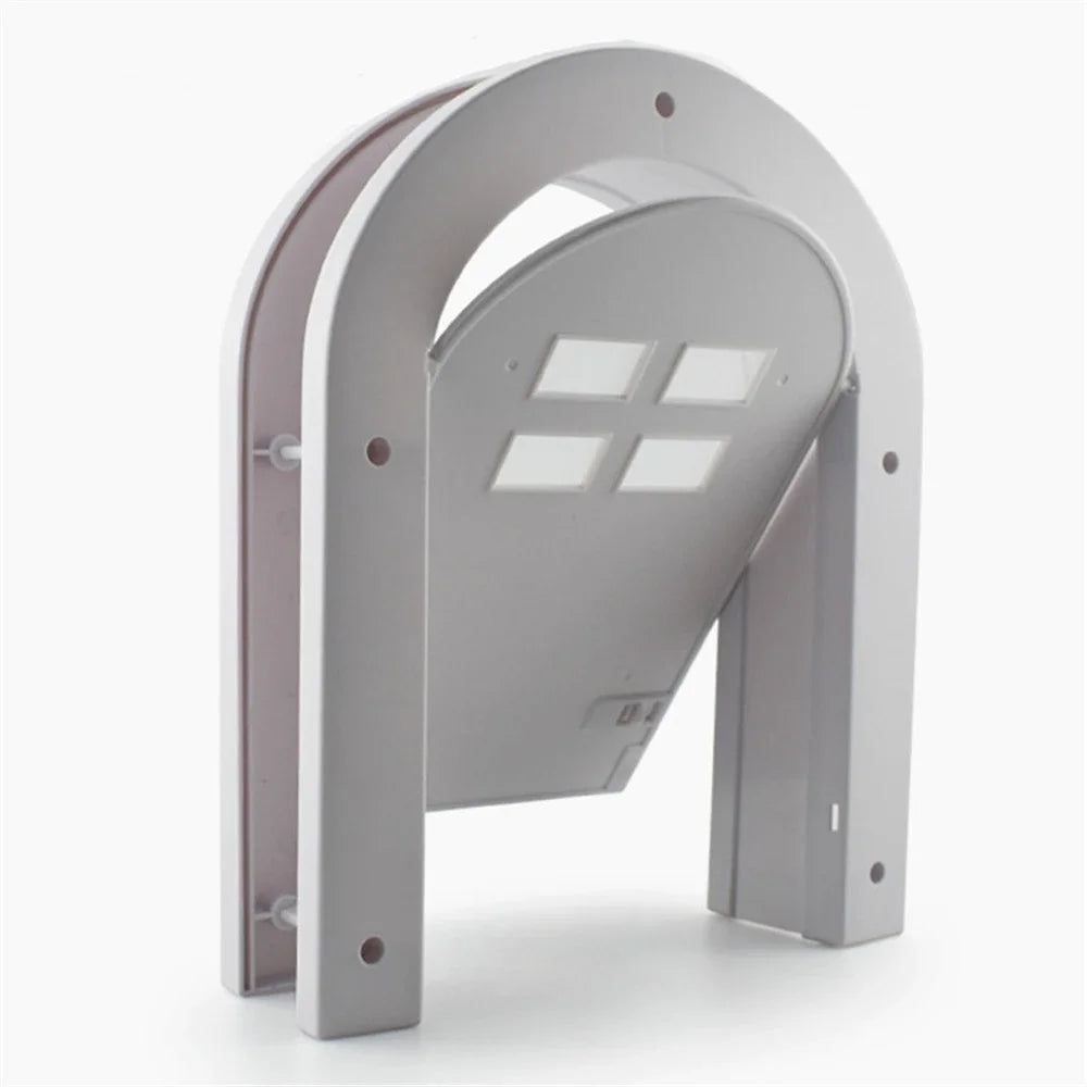 Chatière pour chat "Arche Moderne" – Porte design arrondie avec verrouillage sécurisé