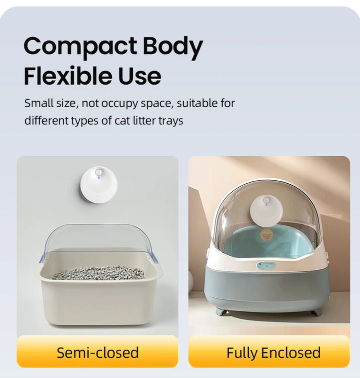 Purificateur d’odeurs intelligent pour litière – Modèle "AirClean Pro"