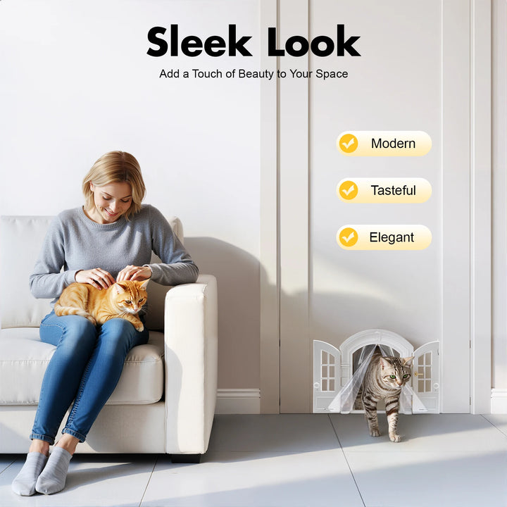 chatière pour chat élégante