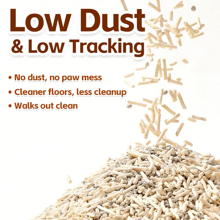 Litière végétale tofu biodégradable sans poussière – Modèle "TofuPure"