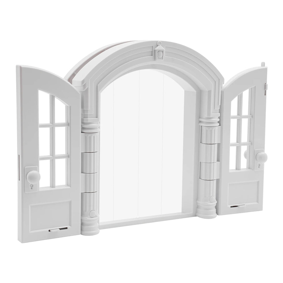 Chatière pour chat élégante et design "Maison Élégance" – Porte intérieure design avec ouverture 180°