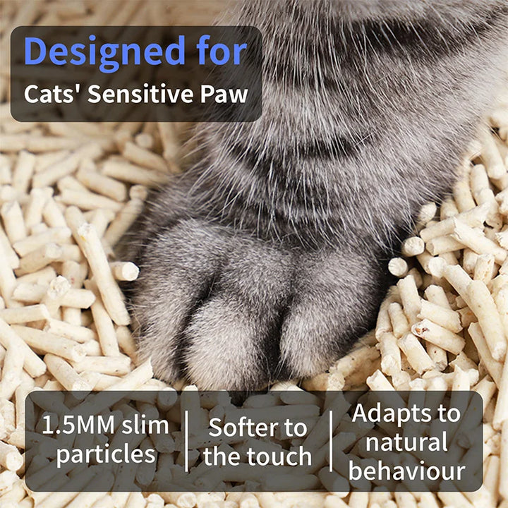 Litière Tofu Anti-Odeurs – Modèle "PureTofu FreshCare"