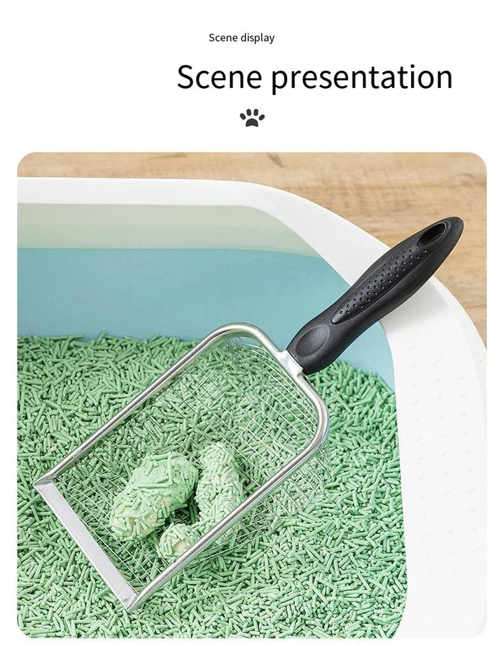 Pelle à litière en acier inoxydable haute efficacité