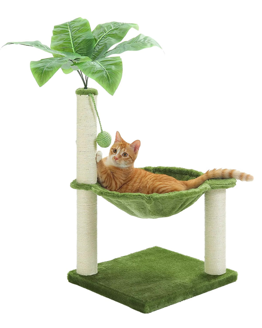 kratzbaum klein mit hängematte Bequemer Kratzbaum mit Hängematte