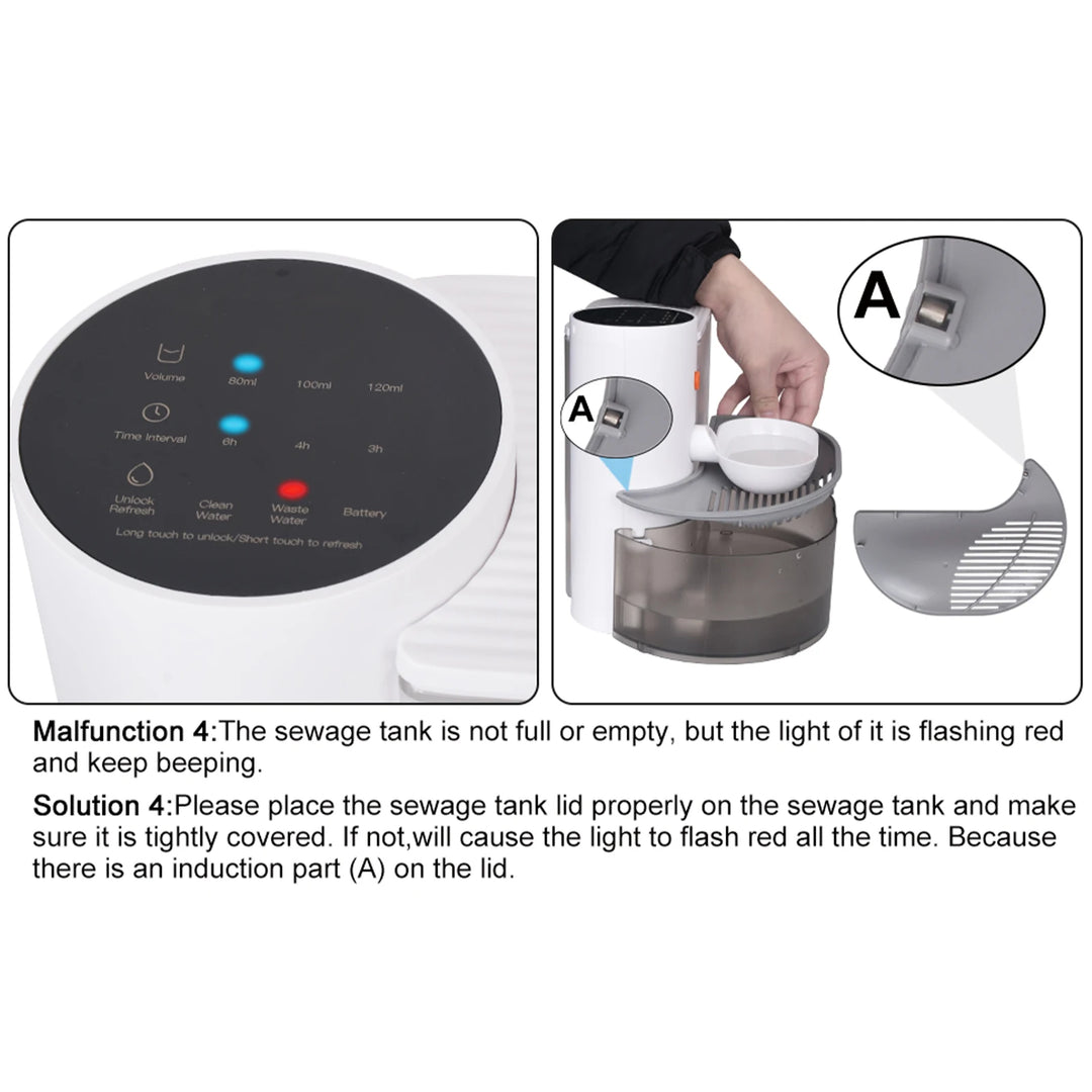 Appareil à nettoyage, blanc, avec réservoir d'eau et touche d'induction pour un fonctionnement efficace.