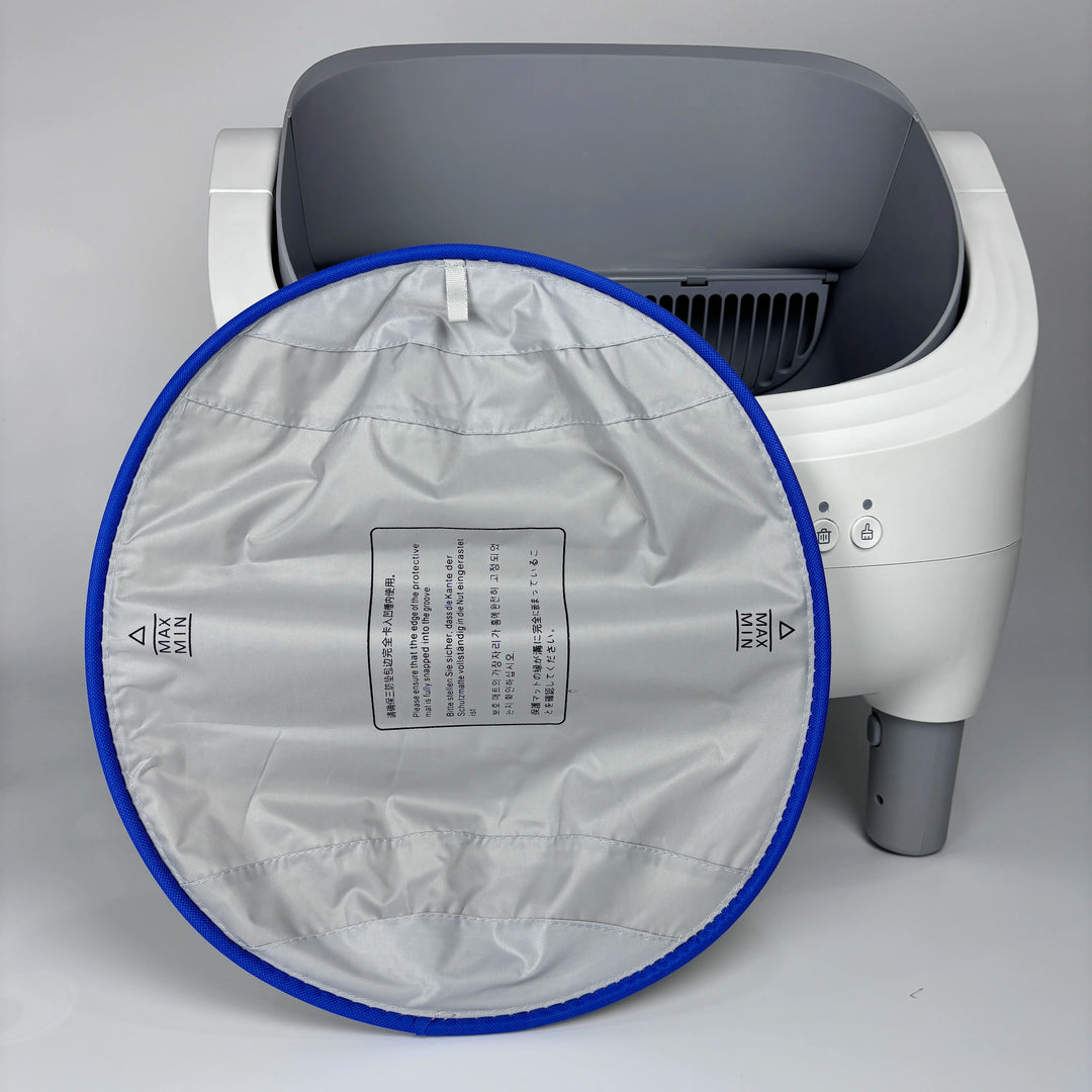 Bac à litière automatique ouvert connecté Tuya – Modèle "SmartOpen Mini"