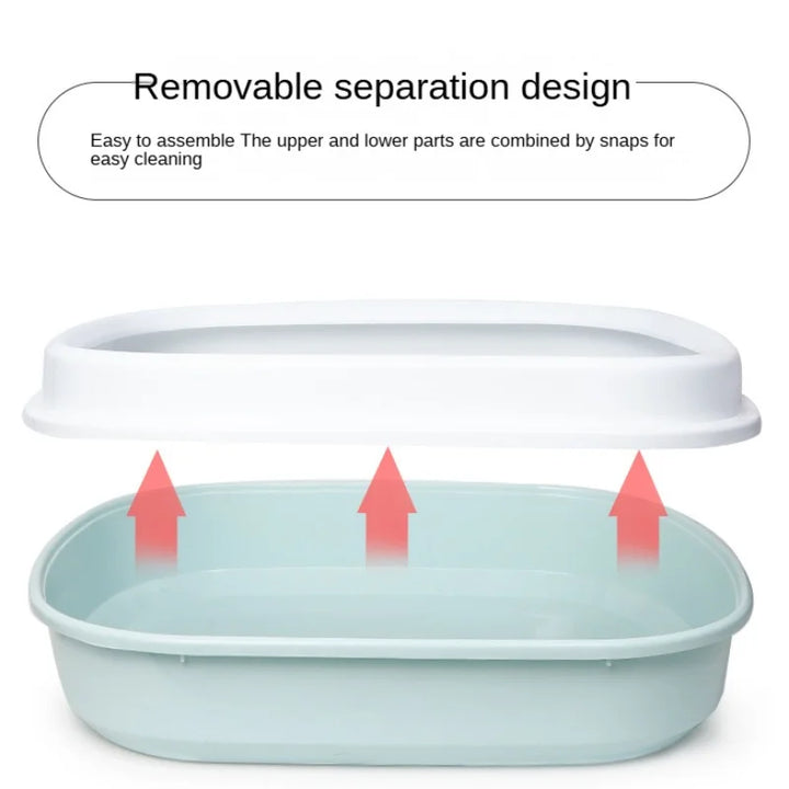 Bac à litière semi-fermé pour chat – Modèle "EasyClean Comfort"