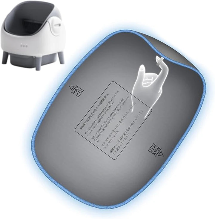 Bac à litière automatique ouvert connecté Tuya – Modèle "SmartOpen Mini"