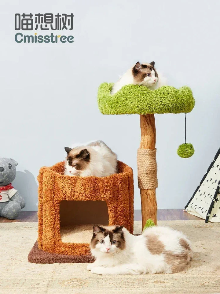 Arbre à chat Design -  Jardin et tronc - HavreChat