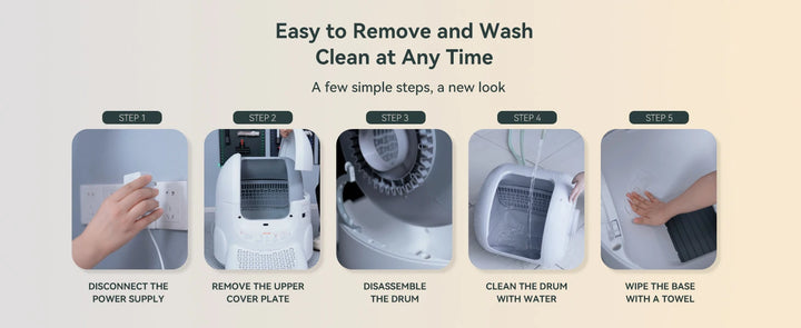 Bac à litière autonettoyant connecté 65L – Amicura Cura 2 – Modèle "SmartClean Elite"