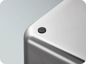 Bac à litière chat en acier inoxydable avec double entrée – Modèle "CleanSteel Premium"