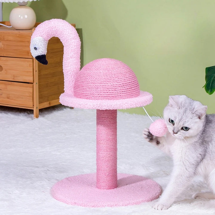 Flamingo Cat Tree - "FlamingoPaws"