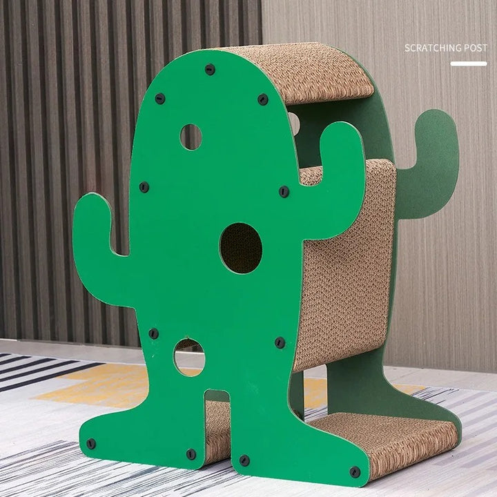 Green Cat Tree - Snowman