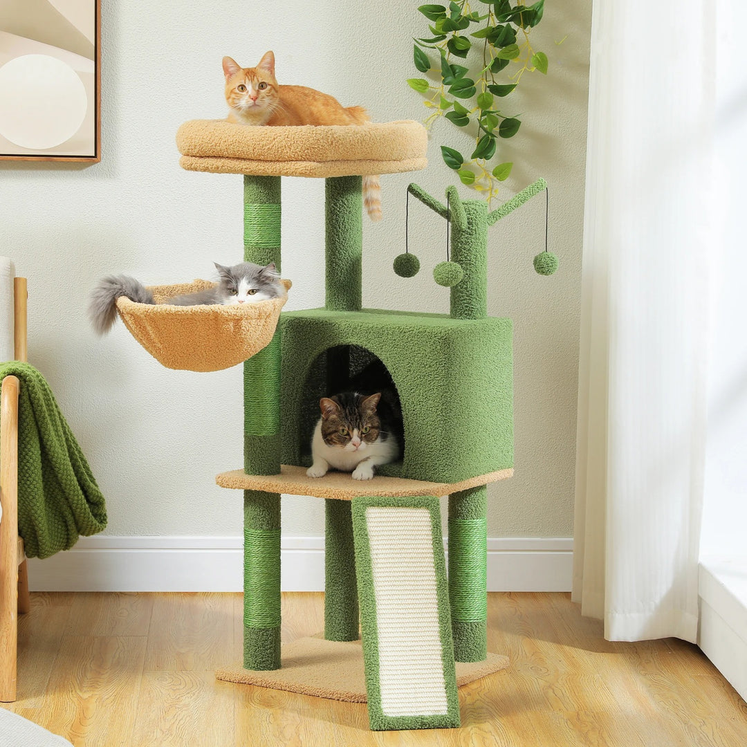 Comfortable Cat Tree - "SunnyPaws" Model