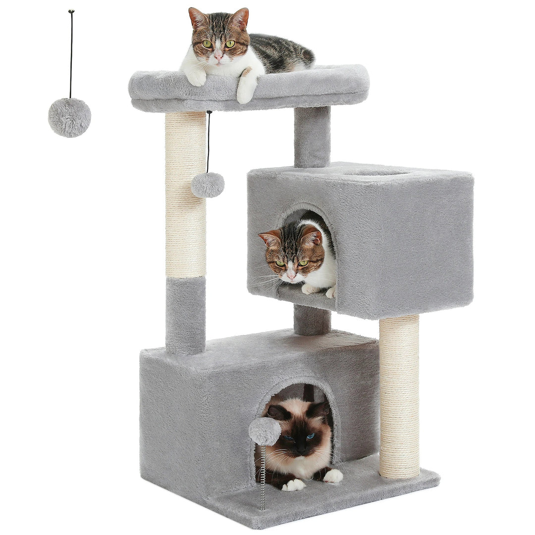 Maison pour chat avec griffoir et cactus - Modèle : "CactusCat"