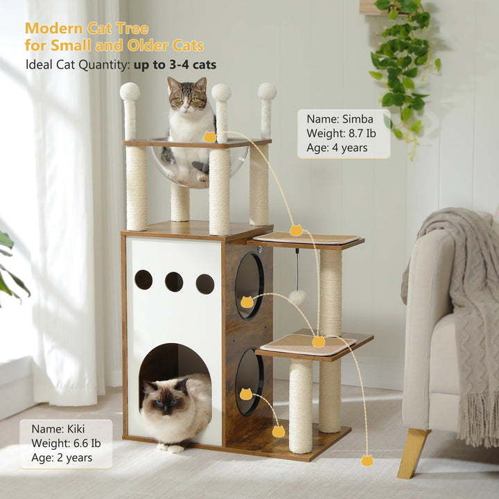 Arbre a chat design en bois - Modèle CozyCondos