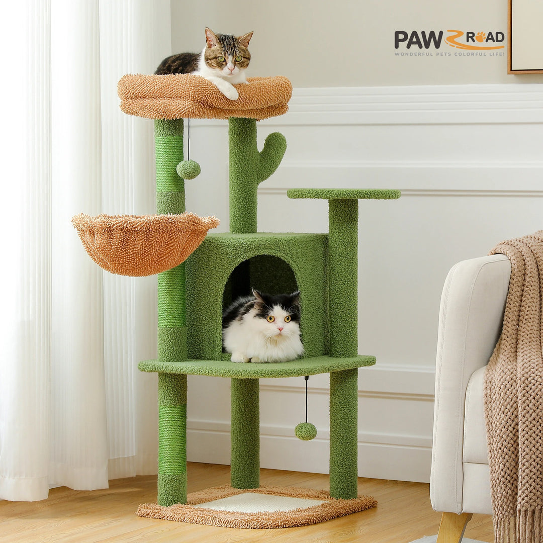 Arbre a Chat Confortable - Modèle "SunnyPaws"