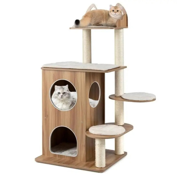 Arbre a chat design en bois - Modèle CozyCondos