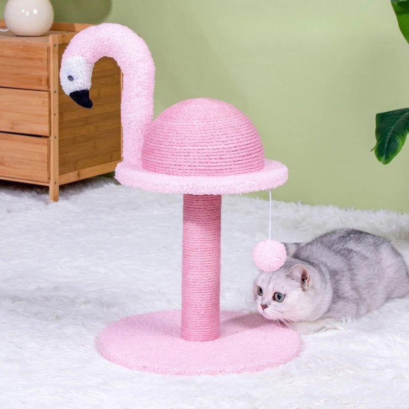 Flamingo Cat Tree - "FlamingoPaws"