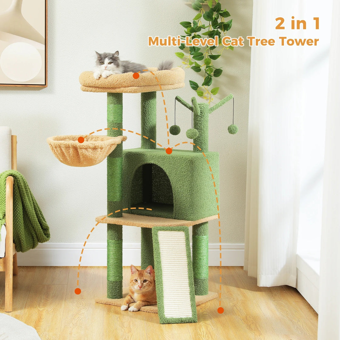Comfortable Cat Tree - "SunnyPaws" Model