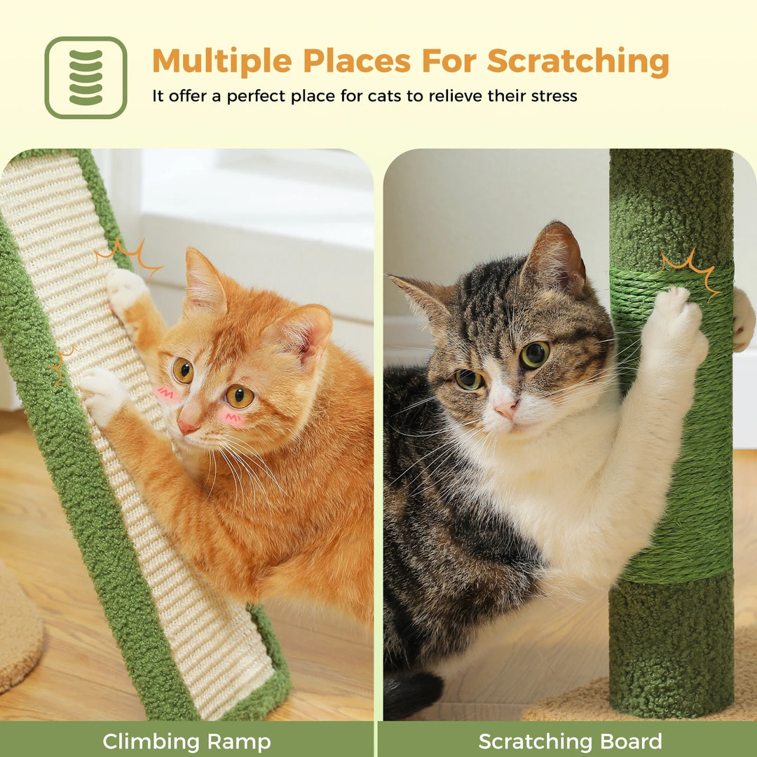 Comfortable Cat Tree - "SunnyPaws" Model