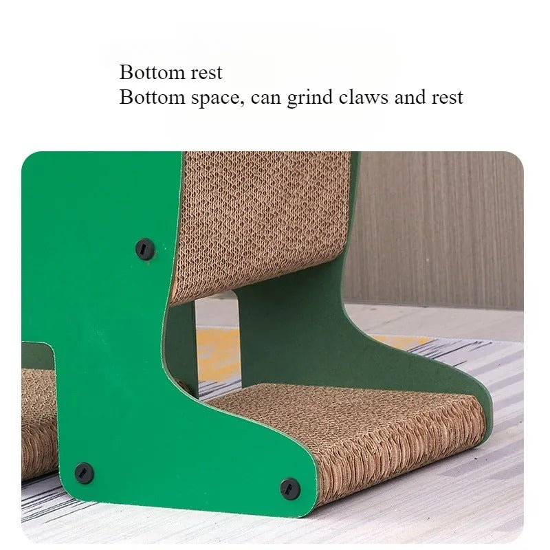 Green Cat Tree - Snowman