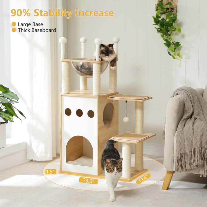 Arbre a chat design en bois - Modèle CozyCondos