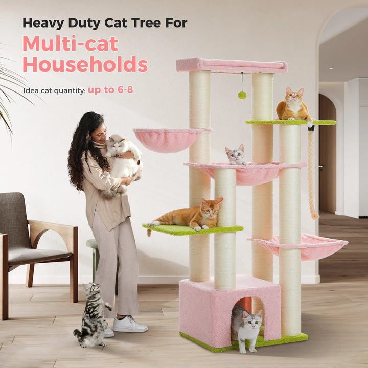 Arbre à chat Maine Coon pour grands chats - Modèle : "MaxiPlaisir"