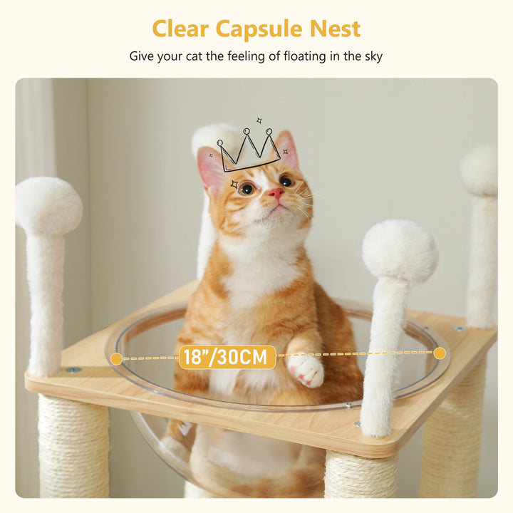 Arbre a chat design en bois - Modèle CozyCondos