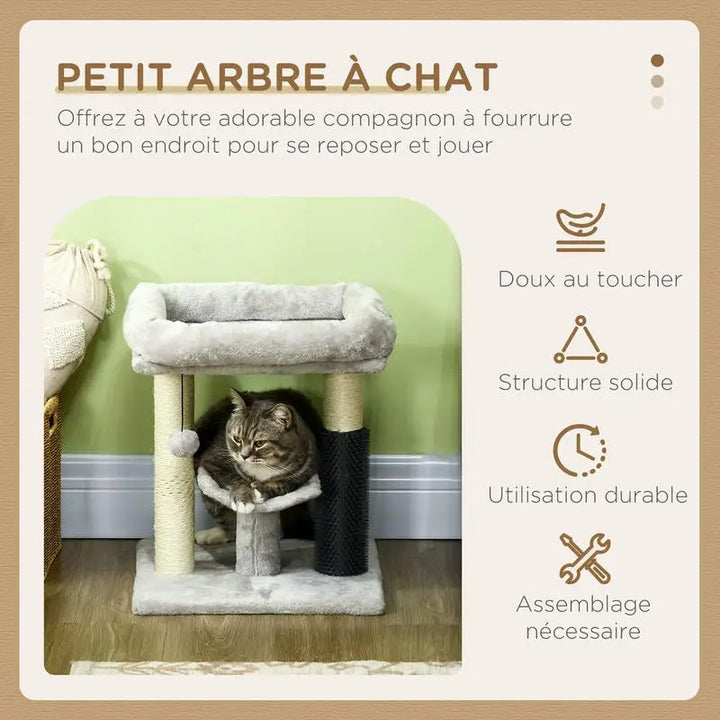 Arbre a chat pas cher Gris - Totem