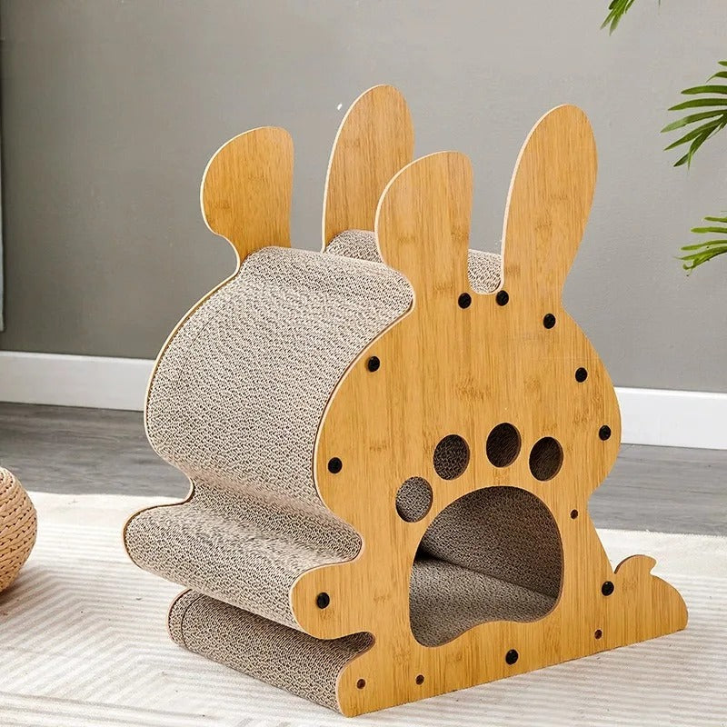 Green Cat Tree - Snowman